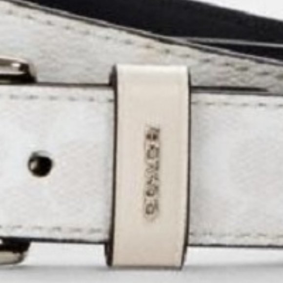 $69 *NEW* COACH Chalk Sign Harness Buckle Belt - Picture 5 of 5